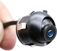 Car Backup Camera Mini 360 Degree Rotatable Front/Side/Rear View Flush Mount Kit