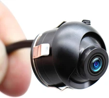 Car Backup Camera Mini 360 Degree Rotatable Front/Side/Rear View Flush Mount Kit