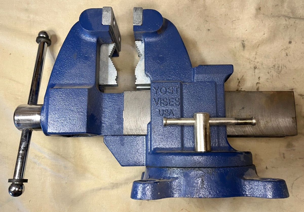 MORGAN 87 COMBINATION PIPE VISE YOST VISES 1187000 SWIVEL BASE 2 1