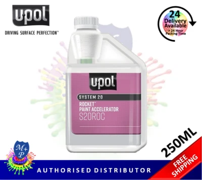 U-POL Acelerador de pintura de cohetes Upol 250 ml sistema de botellas 20 2OROC
