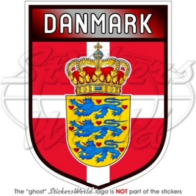 DENMARK Danish Sign 100mm Vinyl Sticker