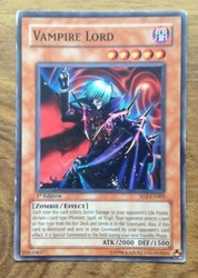 Vampire Lord SD2-EN003 1st Edition Common