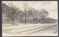 Pennsylvania Railroad Depot Renova PA. 1908