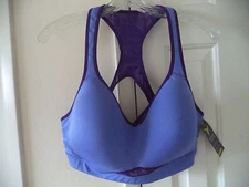 Hot Color! Old Navy ActiveGo Dry 2 Tone Purple Lilac High Support Molded Bra 40D