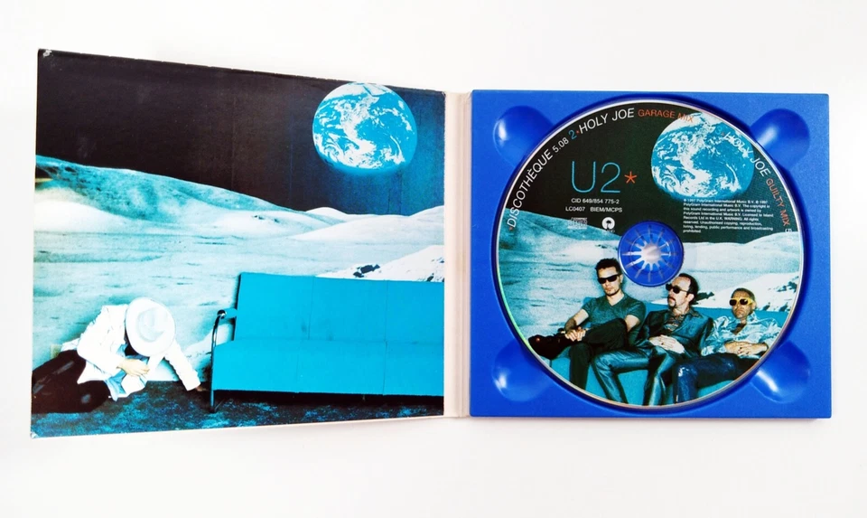 U2 Discotheque Maxi CD Single 3 trk digipak 1997 CID 649 - Bild 3 von 4