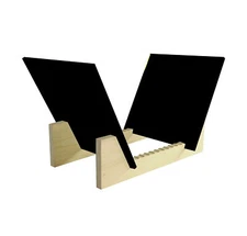 Vinyl Record Storage 25-Album Display Holder LP Organizer Tabletop LP Stand