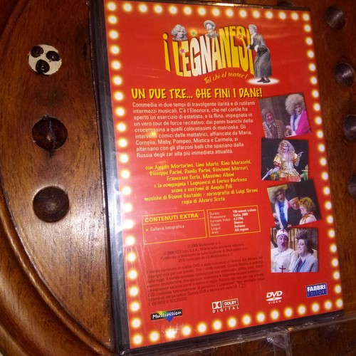 I LEGNANESI - UN DUE TRE...GHE' FINI I DANE' Dvd Nuovo - Foto 2 di 2
