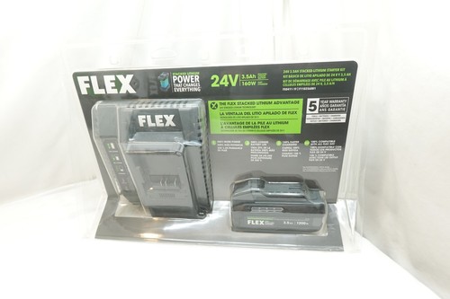 FLEX 24V 3.5AH STACKED-LITHIUM STARTER KIT - NEW # FX0411-1F