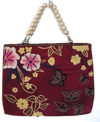 Women Hand Carry Bag (Pearl like Handle Carry Bag) USA Stock