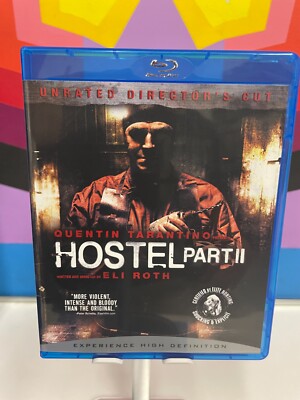 Hostel: Part II (2) (Blu-ray, 2007, Unrated) *RARE OOP* Eli Roth Horror