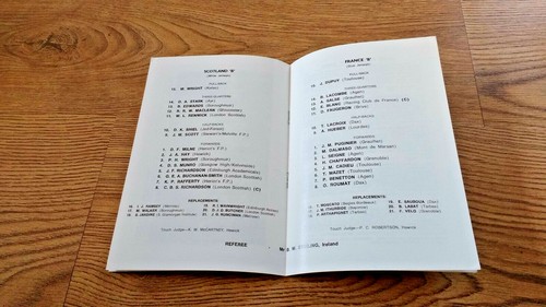 Scotland v France Rugby Programmes 1948 - 2012 - Picture 50 of 66