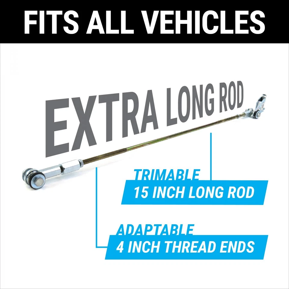 Universal Adjustable Column Shift Linkage Kit GM 350, 400, 700R4 Transmissions - Image 3 of 4