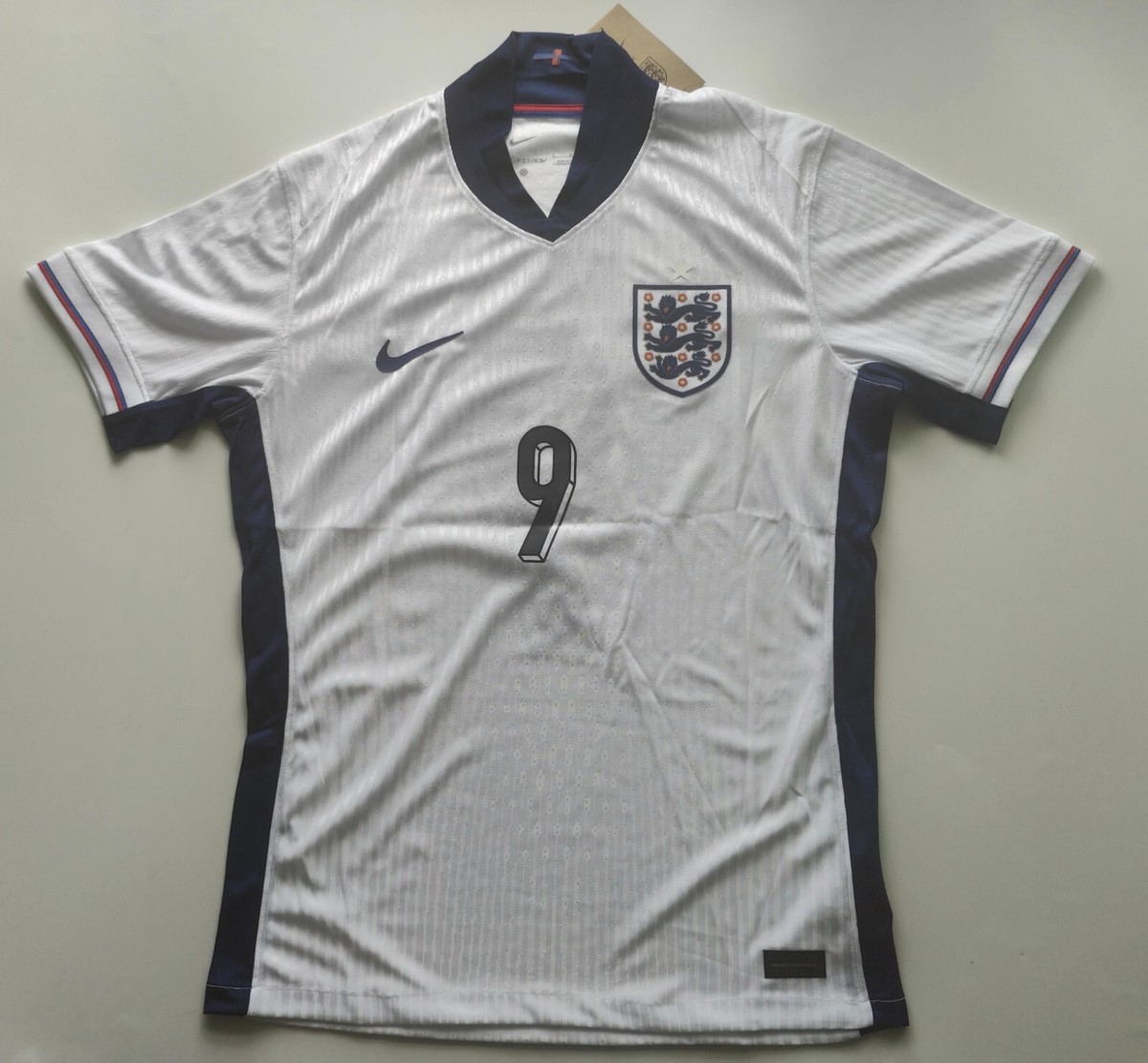 Harry Kane #9 England team. Soccer jersey Men's Size L Large