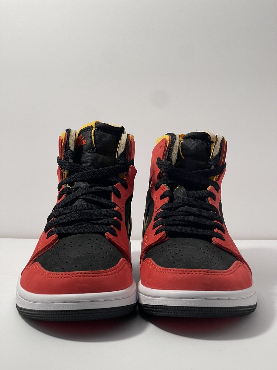 New Jordan 1 High Zoom Air CMFT Black Chile Red CT0978-006