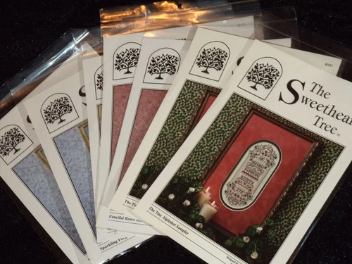 The Sweetheart Tree YOU CHOOSE! Counted Cross Stitch Patterns SAMPLERS