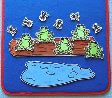 Five Little Speckled Frogs Felt / Flannel Board Set