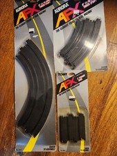 Tomy Aurora AFX 9" 1/8 , 1/4 Curve  3" Straight. 8623, 8624, 8632. MOC 