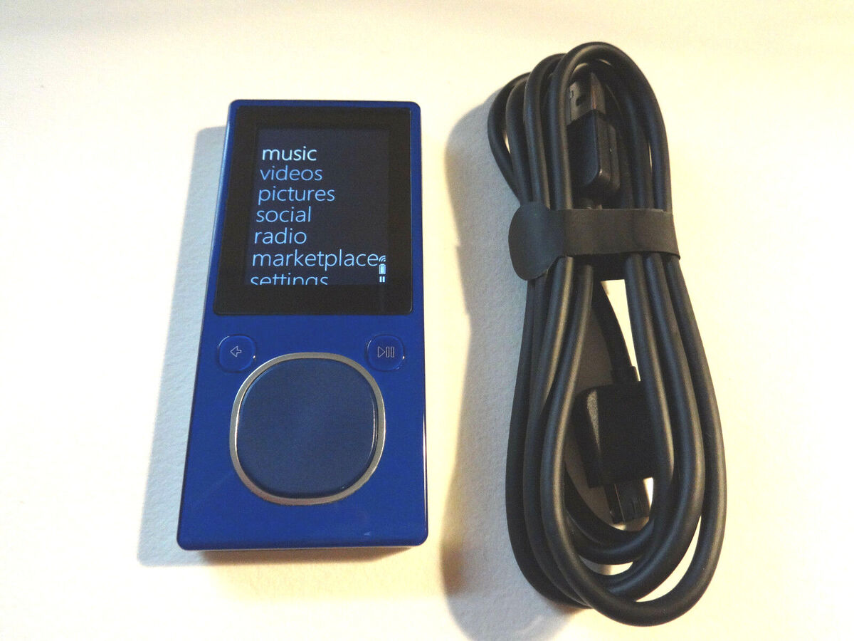 MICROSOFT ZUNE BLUE 8GBNEW BATTERY MICROSOFT ZUNE BLUE 8GBNEW BATTERY