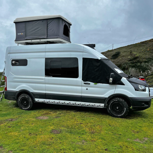 Ford Transit Displayabdeckung MK8 Verdunkelungsrollo Wasserdicht Frostschutz - Bild 4 von 8