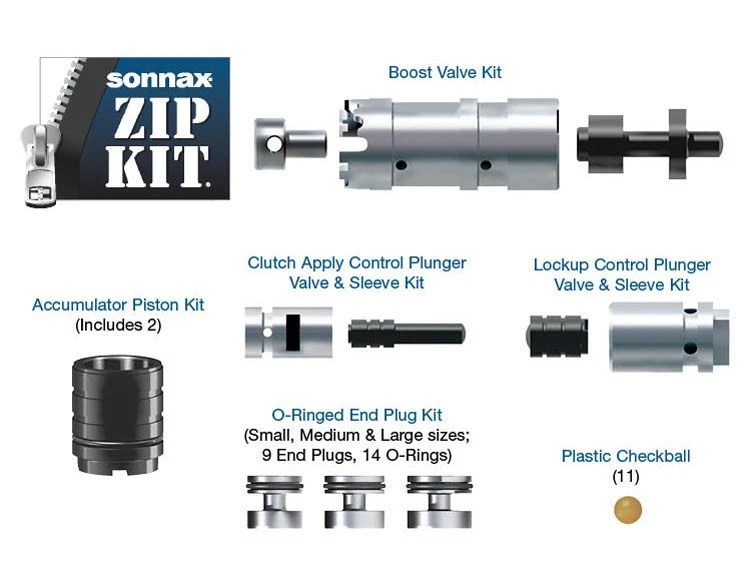 Sonnax молнии набор клапана тела восстановить U140F U240E U241E U140E-U241E-ZIP - Изображение 3 из 4