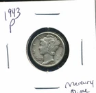 1943 P MERCURY HEAD DIME SILVER 10 C US NICE SHARP DETAIL U.S TEN CENT COIN#6138