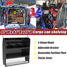 42"W Van Shelving Storage for Transit Connect,Chevy City Express,Promaster City