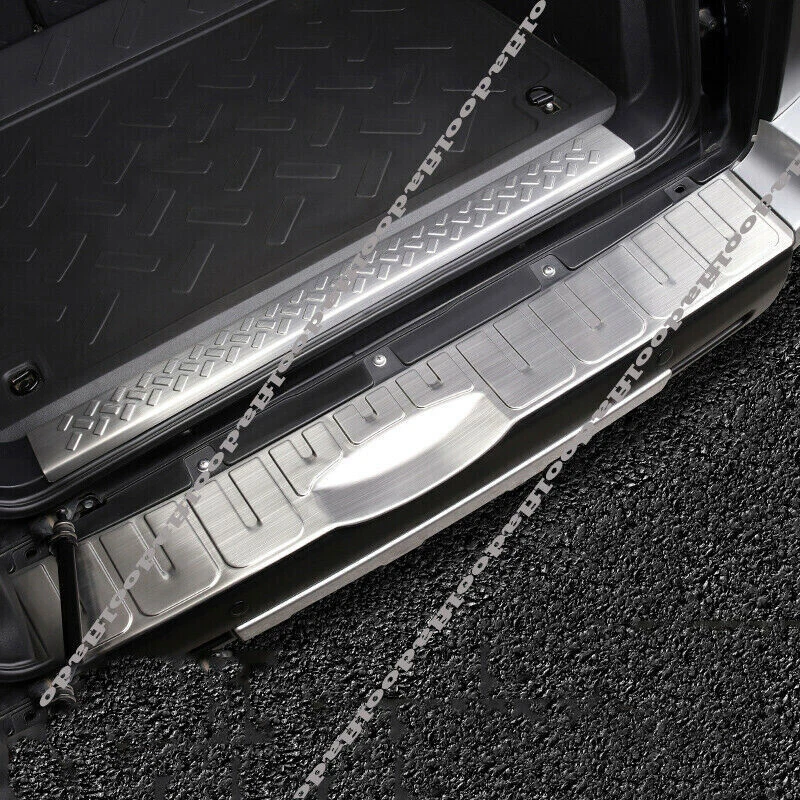 For Toyota FJ Cruiser 2007-2014 Silver steel Rear Bumper Sill Plate Protector Foto 3 de 4