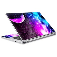 Skins for Acer Chromebook R-13 Decals wrap Galaxy Fluorescent
