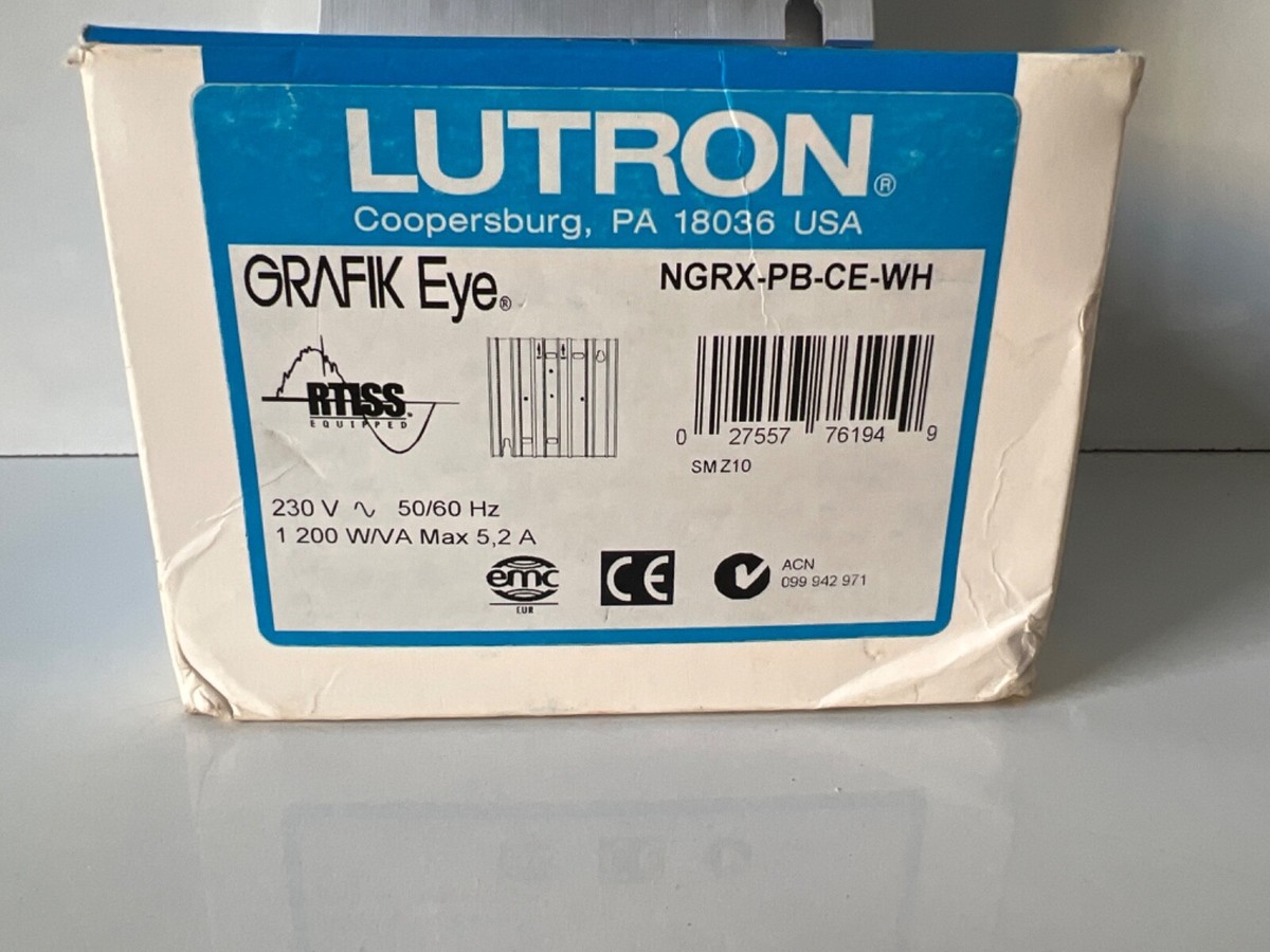 LUTRON GRAFIK EYE NGRX-PB-CE-WH SINGLE ZONE POWER BOOSTER | eBay LUTRON GRAFIK EYE NGRX-PB-CE-WH SINGLE ZONE POWER BOOSTER | eBay