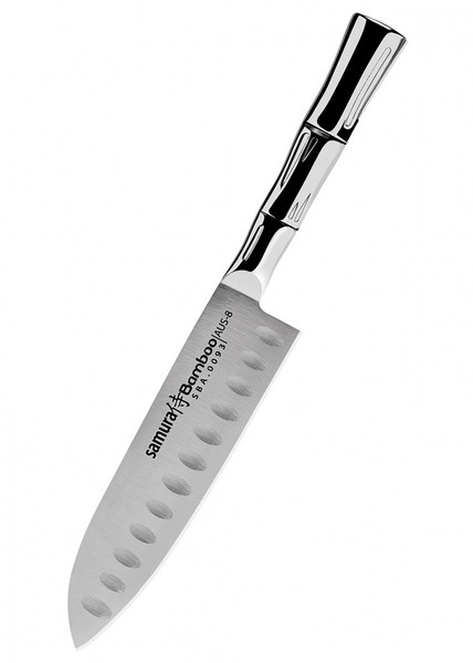 Samura Bamboo Kleines Santoku. Kullenschliff, 137 Mm - KüChenmesser-image