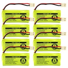 8Pcs BT183342 BT283342 Battery for AT T CL83401 CL83451 CL83464 Cordless Phones