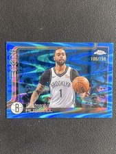 D'Angelo Russell 2025-26 Topps Chrome RayWave Blue Refractor Base /150 #79