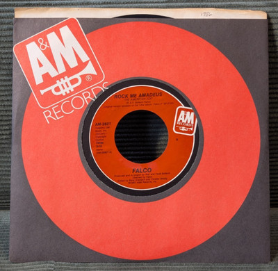 Falco ~ Rock Me Amadeus (American & Canadian) 1986 A&M 45RPM NM Vinyl