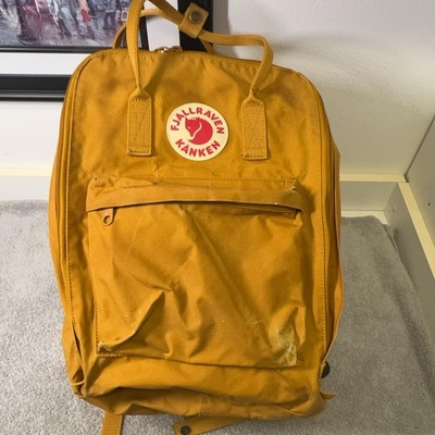 Fjallraven Kanken Laptop 17 Backpack Ochre 20L 27173 Vinylon F Sweden