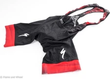 Specialized Cycling Bib Shorts women M polyester black red