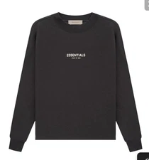 Fear of God FOG Essentials Men’s Size Medium M Relaxed Crewneck 'Iron Oversized