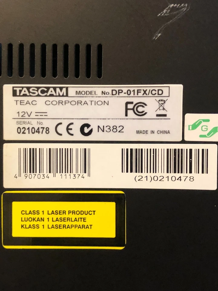 Tascam Digital Portastudio DP-01FX/CD Gebraucht! - Bild 4 von 4