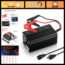 14.6V 10A Smart Lithium Battery Charger for 12V LiFePO4 Deep Cycle RV  Boat