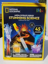 National Geographic Science Chemistry Set 45 Easy Experiments Stunning Science