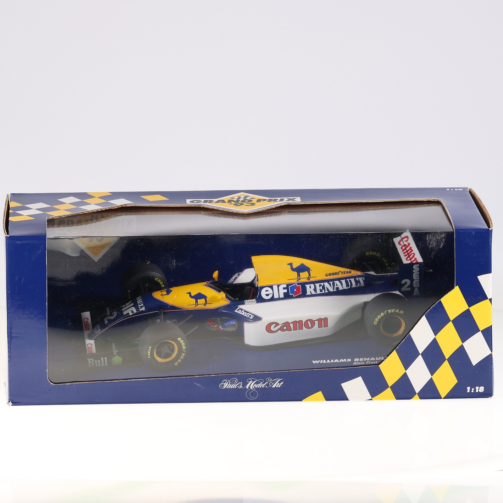 Minichamps 180930002 Williams Renault FW15 Alain Prost F1 miniature 1/18