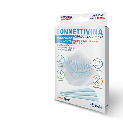 Connettivina Cerotto Hi Tech Mix Fidia 4 Medicazioni Adesive
