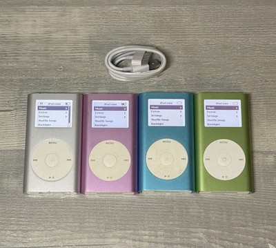 Apple iPod Mini 2nd Gen 4GB 6GB 32GB 64GB 128GB 256GB All Colors