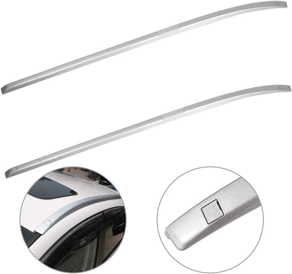 4 piezas de rieles laterales + barras transversales para portaequipajes de techo estilo OE Honda Foto 4 de 4