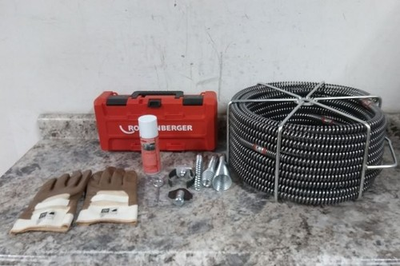 #ad Rothenberger 72955 7 8 In Connection Size Drain Cleaning Set $1199.99