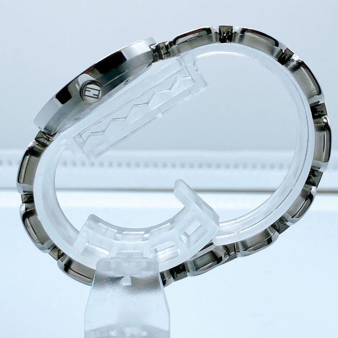 Fendi My Way Quartz Watch 35000S Round Stainless Steel Used thumbnail 3