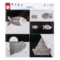 GießForm Fische 4 GrößEn, 7,5-14,5 X 3,7-7,4Cm, Tiefe 3Cm, 1 Form