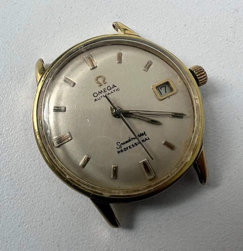 OMEGA Professional Cal 565 Watch Automatic Mens Beige 24Jewels 166.002 Seamaster