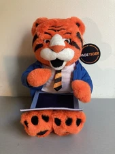 🦄Hope Toys / "Page Tiger" Orange w/Business Suit & Lap Top Sitting 15" Plush!