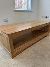 Tilt Solid Oak Coffee Table