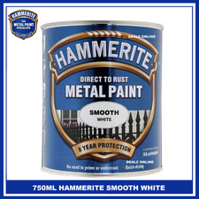 Hammerite - Smooth Direct To Rust Metal Paint - ALL Colours - 750ML